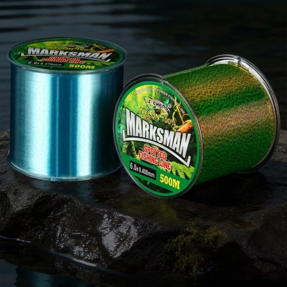 Fluorocarbon Line - 500m Długości Żyłka Wędkarska z Wzorem