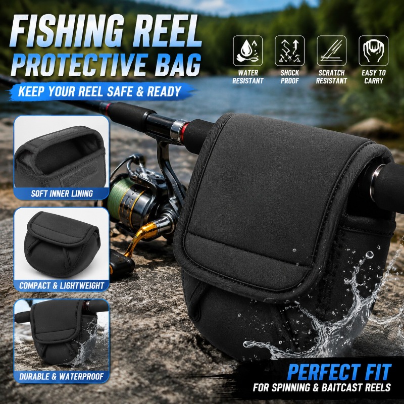 Fishing Line Spooler - Pokrowiec ochronny na kołowrotek wędkarski, etui